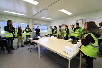 Visite du chantier SNR d’Argonay pour quelques privilégiés.